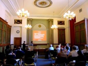 Sonia Morcillo and Alison Sinclair, Cambridge University, present the Wrongdoing project.